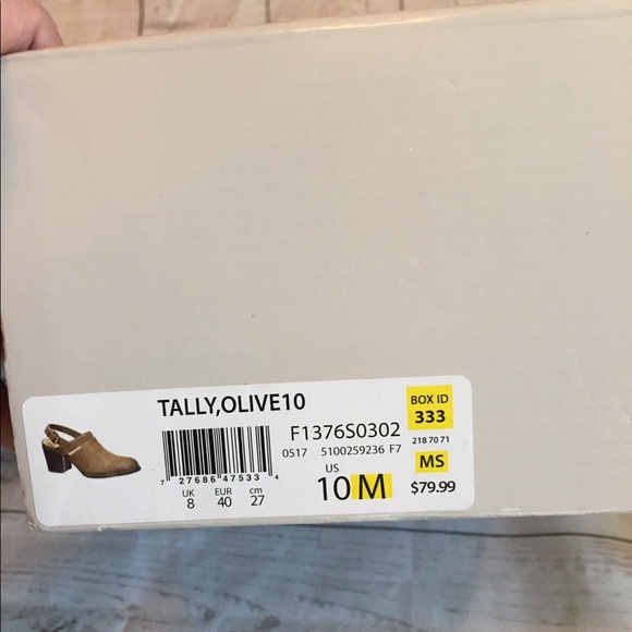 NWT Tally Naturalizer Olive Slingback Bootie SZ 10 - Picture 3 of 7